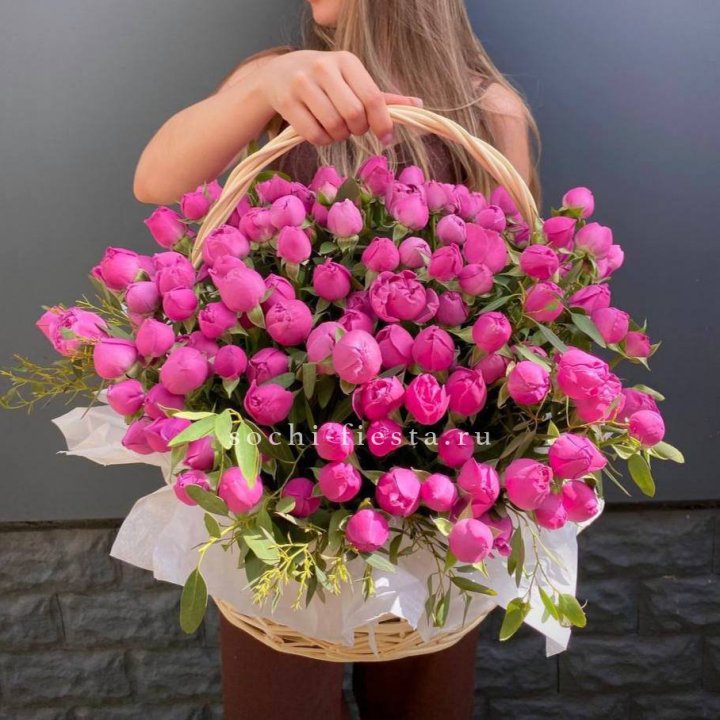 51 мисти баблс в корзине с доставкой в Каменске-Уральском